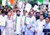<span class="t-red">Moradabad News :</span> राम मंदिर का चढ़ावा चोरी के खिलाफ कांग्रेस का हल्ला बोल