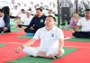 <span class="t-red">International Yoga Day :</span> CM धामी ने बनबसा में किया सामूहिक योगाभ्यास, योग को बताया स्वस्थ और संतुलित जीवन का आधार