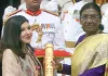 <span class="t-red"> राष्ट्रपति मुर्मू ने बांटे पद्म पुरस्कार: </span>ममूटी और अलका याग्निक समेत इन 65 दिग्गजों को मिला सम्मान 