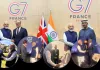<span class="t-red">G7 Summit:</span> ग्लोबल लीडर्स के साथ पीएम मोदी की बैठक, ब्रिटेन, यूएई, जापान और मिस्र के राष्ट्राध्यक्षों से मिलाया हाथ, कई मुद्दों पर हुई बात