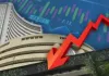 <span class="t-red">Stock Market Today : </span> शेयर मार्केट में सोमवार को भारी गिरावट, लाल निशान में आए सेंसेक्स-निफ्टी, जानिए आज के बाजार का हाल