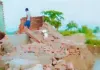 <span class="t-red">Barabanki News: </span>गुनौली में घाघरा में समाया प्रधानमंत्री आवास, कई गांवों पर मंडरा रहा कटान का खतरा