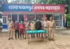 Bahraich News : पयागपुर पुलिस के हत्थे चढ़े चार शातिर चोर, सोने-चांदी के जेवरात और नकदी बरामद
