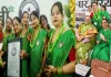 Lucknow News: लखनऊ में 2100 महिलाओं ने रचा हरियाली तीज का रिकॉर्ड! हरे रंग में सजा केडी सिंह स्टेडियम, गूंजा नारी शक्ति का संदेश