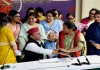 अखिलेश यादव ने रक्षाबंधन कार्यक्रम में लिया हिस्सा, JPNIC को लेकर BJP पर कसा तंज, कहा- 'बी' छोड़कर 'जेपी' बेच दिया