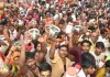 <span class="t-red">Ayodhya News: </span>सावन के आखिरी सोमवार पर शिवमय हुई रामनगरी, सरयू स्नान के बाद नागेश्वरनाथ मंदिर में उमड़ा आस्था का सैलाब