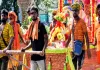 Moradabad News: कांवड़ियों पर ड्रोन से पुष्पवर्षा, नगर निगम के शिविर में शिवभक्तों की सेवा