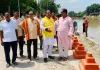 <span class="t-red">Kanpur News: </span>छठ पर्व की तैयारियों में जुटे विधायक सुरेंद्र मैथानी, रविदासपुरम घाट का किया निरीक्षण