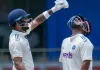 <span class="t-red">IND vs SL 2nd Test: </span>भारत ने 503/9 पर घोषित की पारी, ध्रुव जुरेल का शतक; श्रीलंका की पारी बारिश से रुकी
