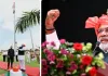 <span class="t-red">गोरखपुर में गूंजा ‘काकोरी कांड’ का शौर्य :</span> स्वतंत्र देव सिंह ने फहराया तिरंगा; शहीद परिवारों और खिलाड़ियों का सम्मान