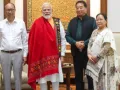 मणिपुर के मुख्यमंत्री खेमचंद ने पीएम मोदी से की मुलाकात : शांति, समान विकास और महिला सशक्तीकरण पर जोर