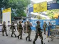 भवानीपुर में मतगणना केंद्र के बाहर हंगामा : TMC ने BJP के झंडे वाली कारों के प्रवेश का किया दावा