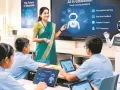 red">क्लासरूम में एआई :  शिक्षक का विकल्प या सहायक
