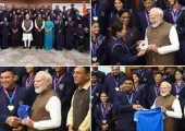 <span class="t-red">CWG 2026 :</span> PM मोदी ने कॉमनवेल्थ विजेताओं से की मुलाकात, बोले- ‘जो खेलेगा, वो खिलेगा’, देखें VIDEO