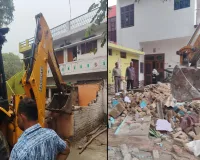 बरेली : छावनी परिषद में अवैध कब्जों पर फिर चला बुलडोजर