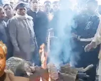 कानपुर : पूर्व केंद्रीय मंत्री श्रीप्रकाश पंचतत्व में विलीन, भैरव घाट पर हुआ अंतिम संस्कार