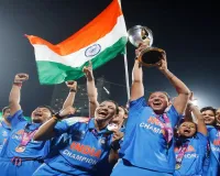 विश्व कप विजेता भारतीय टीम पहुंची दिल्ली, PM मोदी से कल होगी मुलाकात, होटल ताज पैलेस में बरसाए गए फूल