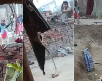 Rampur : हिस्ट्रीशीटर घर में घुसकर पीटता रहा...चीखती रही महिला नहीं मिली मदद, वीडियो हुआ वायरल