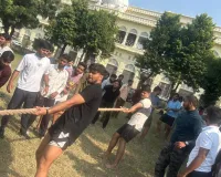 रस्साकसी में महमूदाबाद हॉल ने मारी बाजी... लखनऊ विश्वविद्यालय में अंतर छात्रावास फेस्ट का समापन