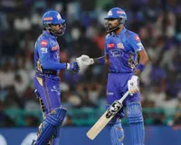 अहमदाबाद टी20 : हार्दिक पंड्या और तिलक वर्मा के आतिशी अर्धशतकों से भारत का मजबूत स्कोर