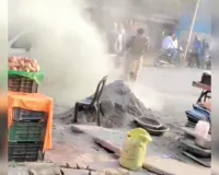 रामपुर : दढ़ियाल में चलती कार में लगी आग, मचा हड़कंप