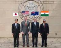 बीजिंग में मिले भारत, अमेरिका, जापान और ऑस्ट्रेलिया...  अमेरिकी राजनयिक ने तस्वीर जारी कर Quad मीटिंग को बताया सकारात्मक 