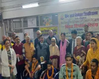 KGMU में दिव्यांगों को मिले कृत्रिम अंग : कुलपति बोलीं दिव्यांग सबके लिए प्रेरणा