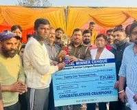 बाराबंकी : सिंह इलेवन बिशुनपुर ने जीता सलारपुर प्रीमियर लीग का खिताब, फाइनल में गुफरान इलेवन को दी शिकस्त