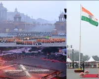 Beating Retreat Ceremony : विजय चौक पर बजाई गई वंदे मातरम् की धुन, राष्ट्रपति मुर्मू को तीनों सेनाओं ने दिया नेशनल सैल्यूट