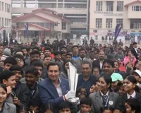 कानपुर : कुलदीप यादव के स्कूल पहुंचा आईसीसी टी20 विश्वकप ट्राफी, गर्मजोशी से किया स्वागत