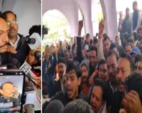 Bareilly: धरने पर डटे अलंकार अग्निहोत्री...बोले-जिलाधिकारी को जो जवाब देना है यहीं आकर दें