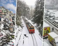 बर्फ की सफेद चादर से ढका कश्मीर:  होटलों में बुकिंग फुल, पर्यटकों से गुलजार हुई घाटी  