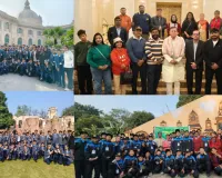 स्कूली बच्चों ने किया लखनऊ दर्शन,  बस से विधानसभा सहित प्रमुख ऐतिहासिक धरोहरों को जाना 