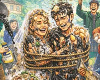 अनोखी परंपरा: दुल्हन-दूल्हे की “ब्लैकनिंग”