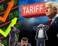 Stock market closed:  ट्रंप की टेरिफ धमकी के बीच शेयर बाजार में गिरावट, सेंसेक्स 322 और निफ्टी में 78 अंक का नुकसान