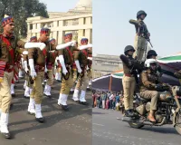  गणतंत्र दिवस परेड : रिहर्सल में गूंजीं देशभक्ति की धुनें...जवानों ने मिलाया कदमताल, देखे तस्वीरें 