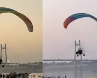 नए आकर्षण का केंद्र बना पैरा ग्लाइडिंग, माघ मेला में पर्यटन का अद्भुत नजारा, एडवेंचर का आनंद ले रहे श्रद्धालु  