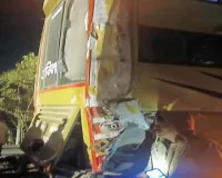 मथुरा में भयानक सड़क हादसा:  यमुना एक्सप्रेस-वे पर यात्रियों को कंटेनर ने रौंदा, बस ड्राइवर की गलती से 6 की मौत