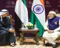 अबू धाबी के शहजादे से मिले प्रधानमंत्री मोदी, सामरिक साझेदारी और द्विपक्षीय संबंधों पर हुई चर्चा 