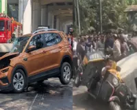 मुंबई में निर्माणाधीन मेट्रो लाइन का गिरा स्लैब, एक व्यक्ति की मौत, तीन घायल 