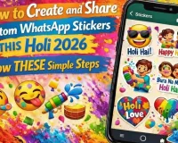 Holi Special: अब WhatsApp पर बनाएं अपना पर्सनल होली स्टिकर! फोटो, सेल्फी या AI मैजिक से चैट में बरसाएं रंग