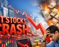 Stock market closed :  शेयर बाजारों में भूचाल, आईटी सेक्टर में बिकवाली से गिरावट के साथ बंद हुए बाजार 