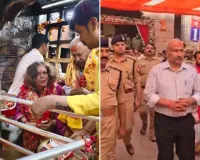 विंध्याचल धाम पहुंचे डीजीपी : नवरात्र मेले का लिया जायजा, कहा- एक स्थान पर एकत्र न हो अधिक भीड़