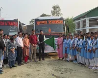 बाराबंकी : हवाई जहाज से एक्सपोजर विजिट पर रवाना हुए मेधावी छात्र, पंजाब-हरियाणा-चंडीगढ़ में करेंगे शैक्षिक भ्रमण