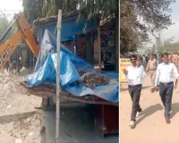 Bareilly : आरटीओ के बाहर दलालों के अड्डों पर चला बुलडोजर