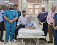 KGMU : केजीएमयू में 7 वर्षीय बच्चे की रोबोटिक सर्जरी सफल, अंडकोश में था हर्निया 