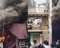 सूरत में दर्दनाक : तीन मंजिला मकान में लगी भीषण आग, चार महिलाओं समेत पांच की जलकर मौत