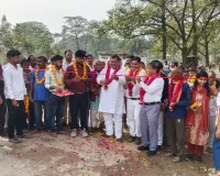 बाराबंकी : डॉ. भीमराव आंबेडकर स्मृति प्रवेश द्वार का ब्लॉक प्रमुख ने किया लोकार्पण, बोले- देवा ब्लॉक बनेगा मॉडल