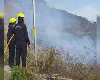 Uttrakhand: बारिश ने आंशिक रूप से बुझाई जंगलों में धधकी आग