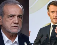 इमैनुएल मैक्रों ने की ईरान के राष्ट्रपति मसूद पेजेशकियान से फोन पर बातचीत, कहा- 'क्षेत्रीय देशों पर हमले रोके ईरान'